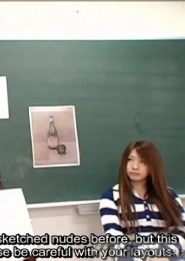 Japanese art class teacher