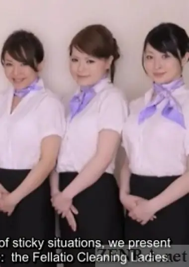 Japanese fellatio cleaning ladies